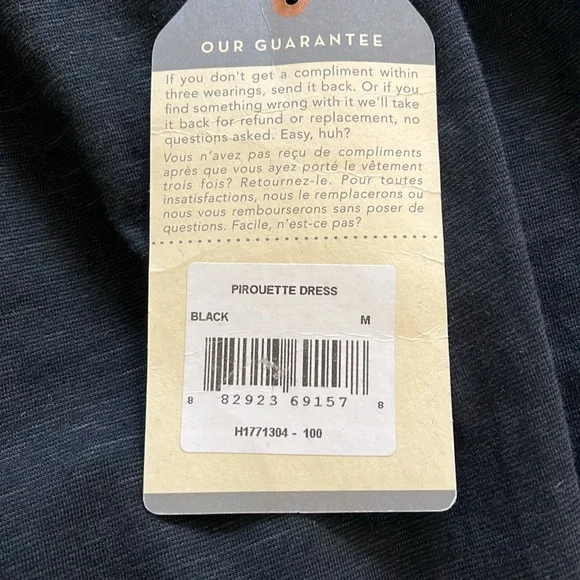 Horny Toad Long Sleeve Pirouette Dress Sz M NWT - Picture 8 of 9